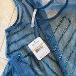 Free People  NWT $78 Jewel Blue Dress Sz Small Photo 3