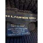 Ralph Lauren  Sport Blue Ribbed Turtleneck Sweater Size M Photo 4