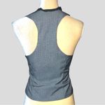 Stooshy brand gray tweed racer back y2k Jane Margolis style vest! Size L Photo 6