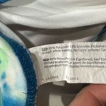 Wildfox  Sweat Tie Dye Two Piece Set Sports Bra Leggings Blue Green Womens Medium Photo 3