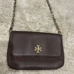 Tory Burch Brown Leather Shoulder Bag Photo 3