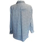 Grayson The Hero Shirt Women’s Size 3/M Navy Bird Print Cotton Button Up Blue Size M Photo 1