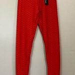 Women’s Butt Lifting Yoga Activewear Pants Leggings Red NWT Size undefined Photo 0