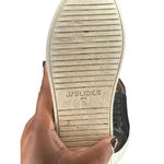 J Slides Womens Platform Sneaker Black leather Maya Lace up Sneaker SIZE 7.5 Photo 7