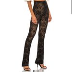 Majorelle Lars Pant Black Floral Lace Velvet Flare Small Photo 1