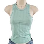 Olivia Rea New York Women's Ribbed Racer Tank Top Photo 1