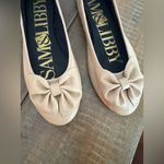 Sam & Libby  Beige/Tan Flats with Bow Accent Photo 1