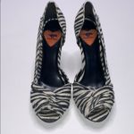 Rocket Dog  Zebra Print Open Toe Heels Size 8.5 Photo 1