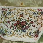 Vintage retro beaded purse from Fine Arts floral design Photo 0