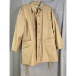 London Fog Vintage Trench Coat Made in USA Camel Belted Raincoat 70s–80s Classic Photo 3
