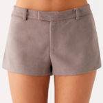 Peppermayo  Suede Micro Shorts Grey Photo 1