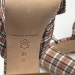 Loeffler Randall  Natalia Plaid Platform Bow Heels Brown Pink Photo 2