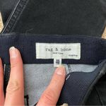 Rag and Bone Flat Front High Rise Pull-on Elastic Waist Black Denim Jeans Photo 1