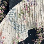 Amur Silk Devin Dress Sz 6 Whimsigoth Floral Romantic Cottage Ruffle Victorian Black Photo 10