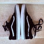 Vans Old Skool Black Sherpa Lace Up Low Skate Sneakers Shoes Women’s 7.5 Photo 3