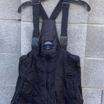 Vintage Sport Essentials Black Snow Bib ski Bib Winter wear Overalls Size Small Photo 1
