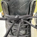 Giuseppe Zanotti  Woman Croc Embossed Black Sneakers Size 7 High Top Photo 2
