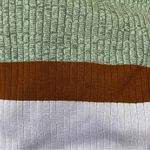 Free People  OB962007 Color Block Knit MIDI Skirt with Side Slit Size M Photo 6