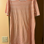 Anthropologie Kule The Tee Dress in Red & White Stripe Photo 0