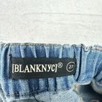 BlankNYC Denim Mom Jogger Jeans Size 27 Balloon Leg Elastic Waist Blue Photo 6