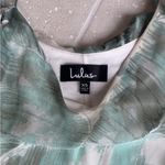 Lulus NWT Lulu’s Green Print Off The Shoulder Dress Photo 8