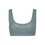 SKIMS NWT  Summer Mesh Scoop Bralette in Deep Sea size‎ XS Photo 0