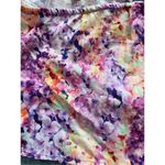 Pretty Little Thing Plus Lilac Floral Print Puff Sleeve Bardot Crop Top US 14 Photo 7