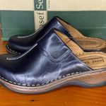 Josef Seibel Womens Carole Black Leather Mule Size 6 EU 37 Photo 3