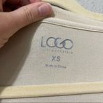 LOGO By Lori Goldstein Logo Lori Goldstein Cream Short Sleeve Tee Shirt Womens XS Closet Staple Basic Photo 2