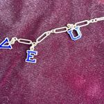 Vintage US Marines Sterling Sweetheart Charm Bracelet Blue Photo 1