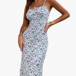 Amazon Floral Midi Dress Photo 0