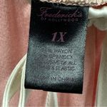 Frederick's of Hollywood  Pink Elastic Waist Rayon Blend High Rise PJ Shorts 1X Photo 2