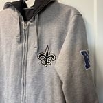 NFL  Saints Reversible Sweatshirt Windbreaker Full Zip Jacket Hooded Men S Wmns L Photo 3