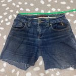Baby Phat Vintage  denim shorts cutoff y2k embroidered logo buckle cat jean wash Photo 6