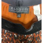 Eloquii  Boho Culottes Animal Print Wide Leg Lined Elastic Pants 26 Brown #2832 Photo 3