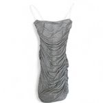 Oh Polly  In The Spotlight Rhinestone Embellished Ruched Bodycon Mini Dress US 2 Photo 1