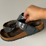 Birkenstock  Gezah Metallic Blue Women's Sandals Size 37 Photo 0