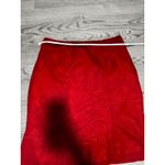 Vintage Piedad Bibiana Columbian Red Embroidered Velvet Skirt Flared‎ Hem 10 Photo 3