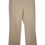 St. John Sport beige cotton gauze woven bootcut dress pants size 4 old money Photo 0