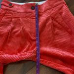 Sézane Sezane Pantalon Mitchell Corduroy Orange Straight Pants Photo 7