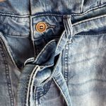 Free People Splendor in the Grass Paperbag High Waist Denim Skirt Indigo Photo 9