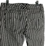 Tripp NYC Vintage 90s  Capri Cut Off Pants 5 Black White Stripe Pockets Goth Rave Photo 3
