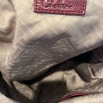 Cole Haan Wine Pebbled Leather Shoulder Tote Bag Photo 4