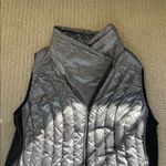 Calvin Klein Metallic Gray Puffer Vest Photo 4
