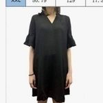 Flowy Chiffon Shirt Dress Blue Size M Photo 5