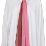 New In Package uxcell Long Chiffon Light Scarf Silky Gradient Khaki Rose Pink Photo 7