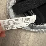 New Balance  Striped Black and Gray Sports Bra Photo 4