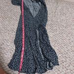 Brandy Melville  Robbie Wrap Dress Navy & White Floral Tie Waist V-Neck One size Photo 10