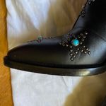 Valentino Garavani  Star studded black leather booties 38.5 Photo 13