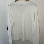 Kuhl NWT  Geneva Sweater Women's Size Large Outdoor Winter White Knit V Neck Photo 8